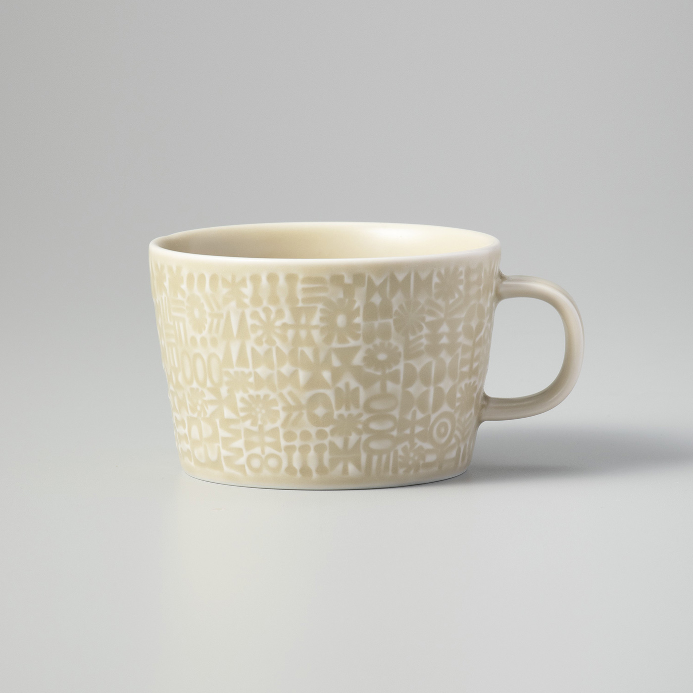 SeeMONO|BIRDS&rsquo; WORDS PATTERNED MUG〈エクリュ〉