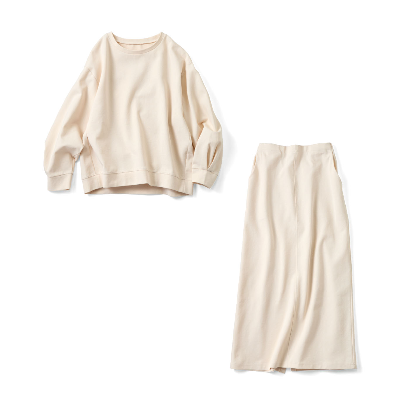 Live in  comfort|くぼっち　長袖コーデセットＩＶ　リブイン