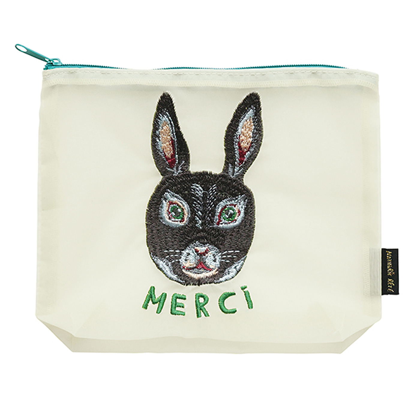 フェリシモの雑貨 Kraso|〈Nathalie Lete〉Organdy Pouch REGLISSE