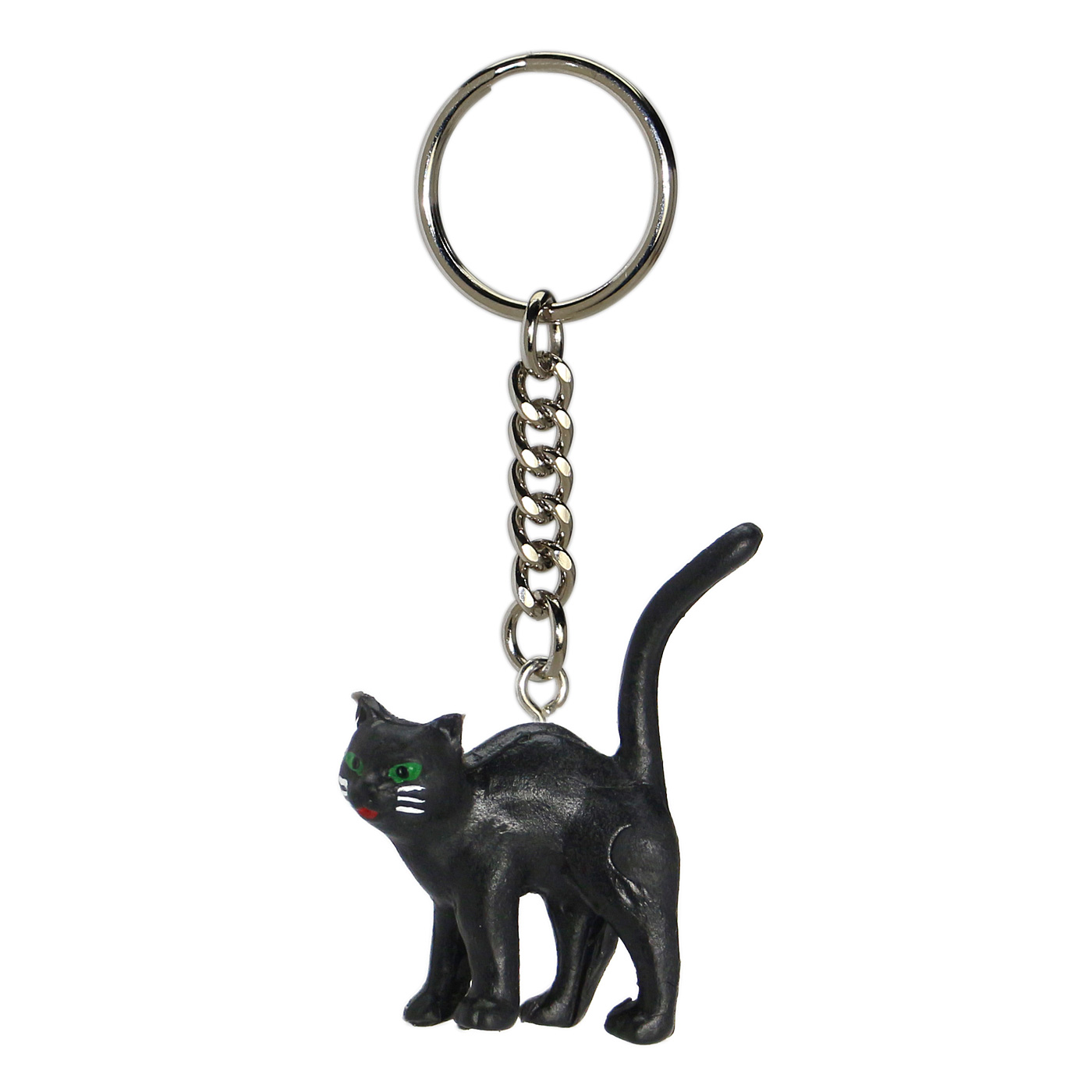 フェリシモの雑貨 Kraso|ALFRED FISCHER キーリング cat〈ブラック〉