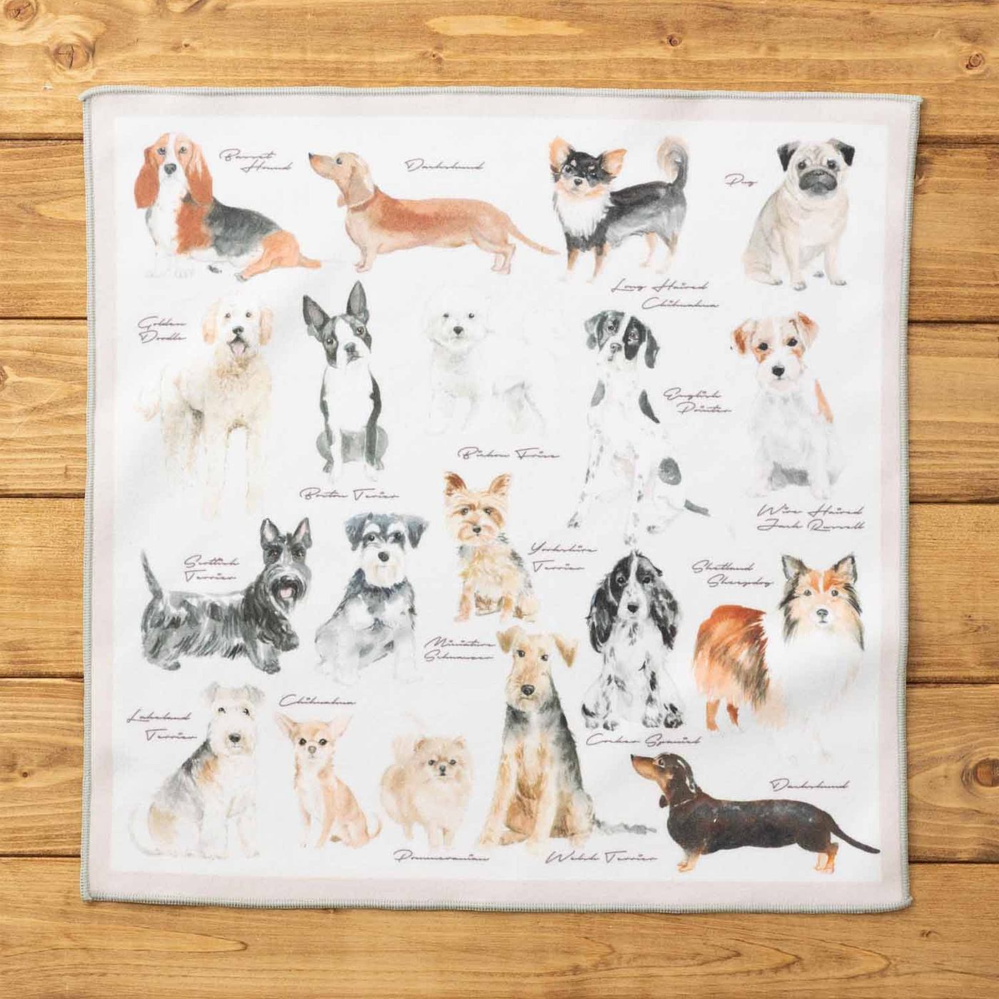 フェリシモの雑貨 Kraso|らくらく手間なし くっつく風呂敷 DOGS