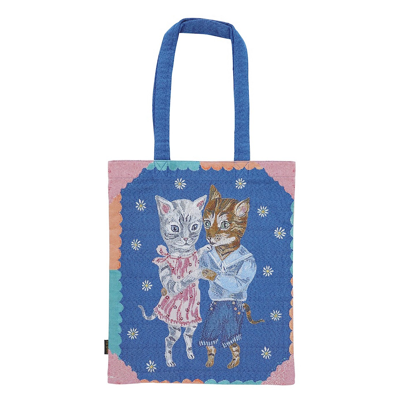 フェリシモの雑貨 Kraso|〈Nathalie Lete〉Rectangle tote bag Dance cats